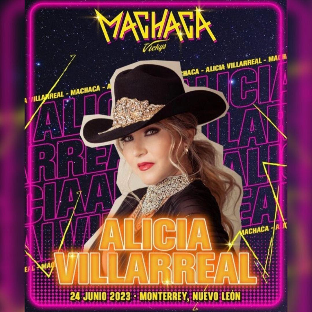 Alicia Villlarreal estará en el Machaca Fest.